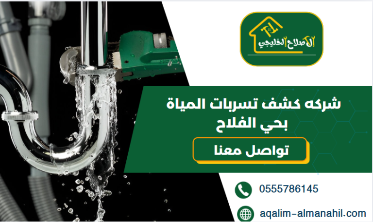 شركه كشف تسربات المياة بحي الفلاح
