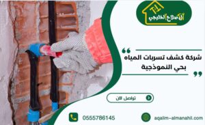 شركة كشف تسربات المياه بحي النموذجية