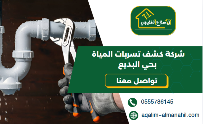 شركة كشف تسربات المياة بحي البديع