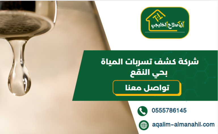 شركة كشف تسربات المياة بحي النقع
