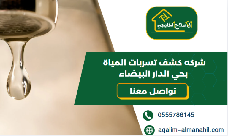شركه كشف تسربات المياة بحي الدار البيضاء