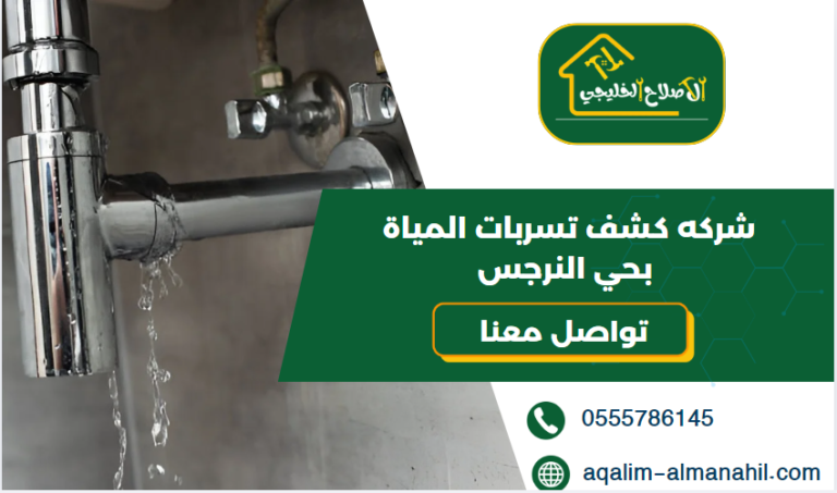 شركه كشف تسربات المياة بحي النرجس